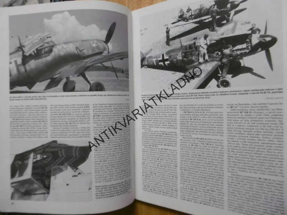 MONOGRAFIE 2., MESSERSCHMITT BF 109