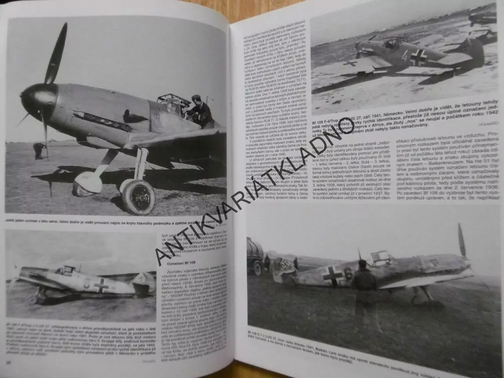 MONOGRAFIE 4., MESSERSCHMITT BF 109