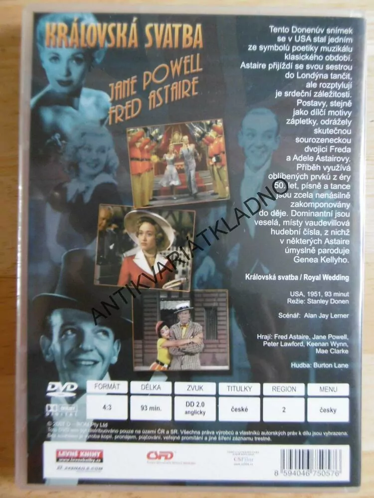 KRÁLOVSKÁ SVATBA, DVD FILM 