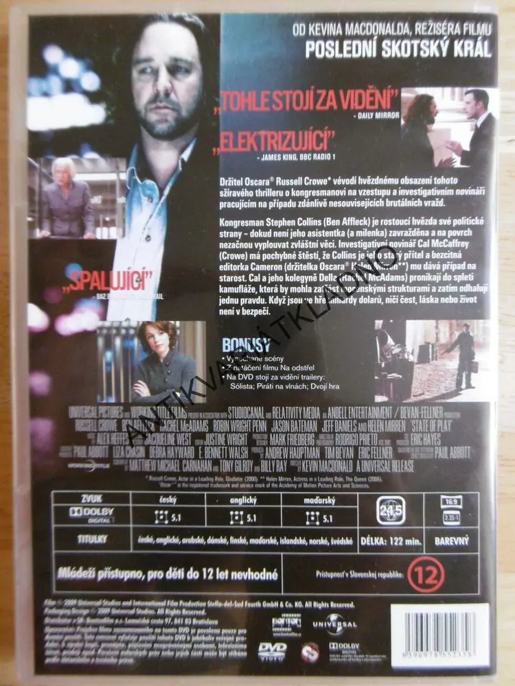 NA ODSTŘEL, DVD FILM 