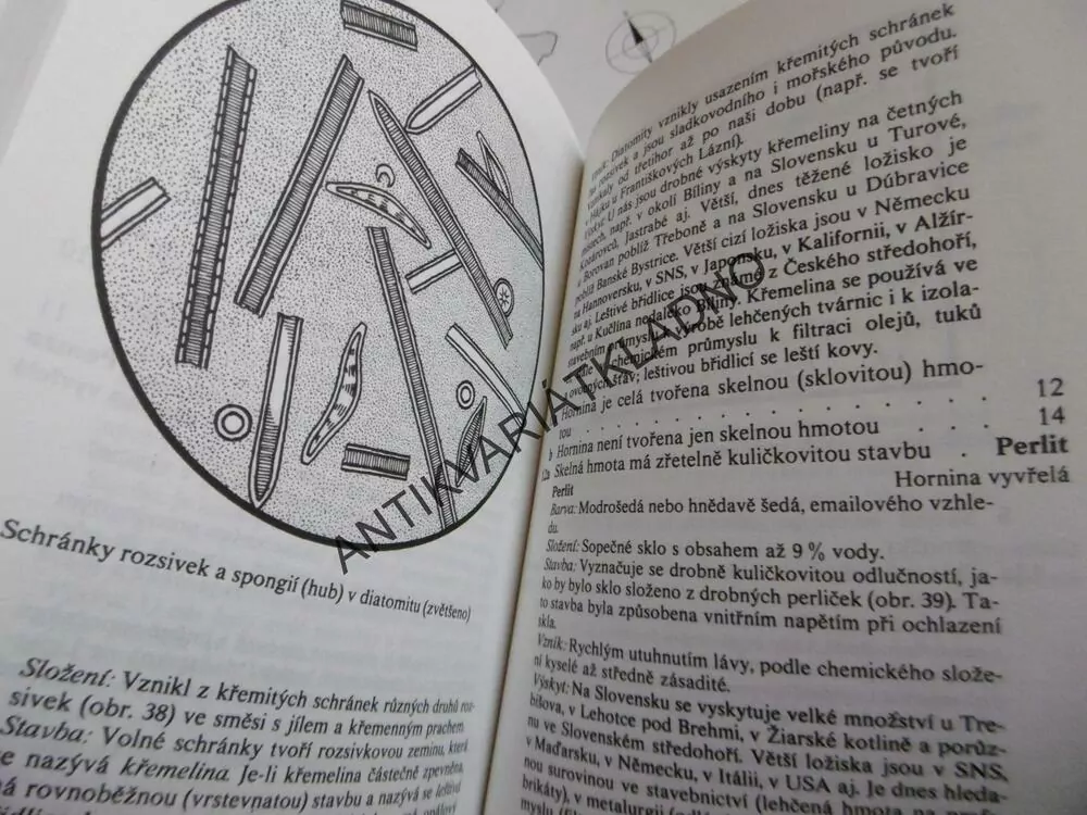 KLÍČ K URČOVÁNÍ NEROSTŮ A HORNIN, **an