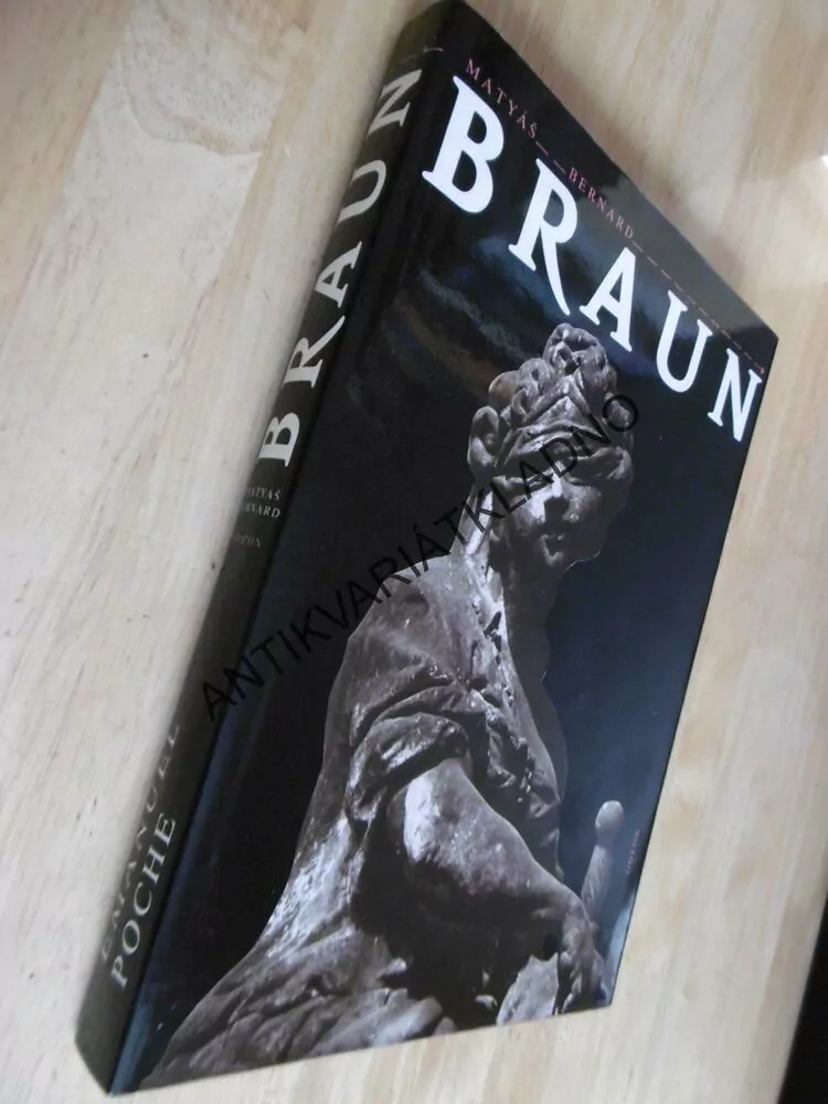 MATYÁŠ BERNARD BRAUN, ČESKÝ SOCHAŘ, EMANUEL POCHE- AUTOGRAM S VĚNOVÁNÍM