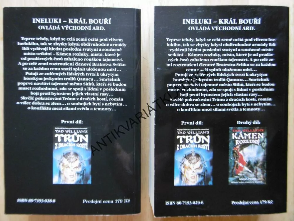 KÁMEN ROZLUKY, 1-2, TAD WILLIAMS,