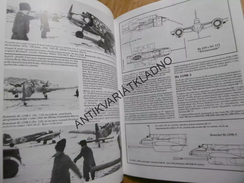 HENSCHEL HS 129, LETADLO, 