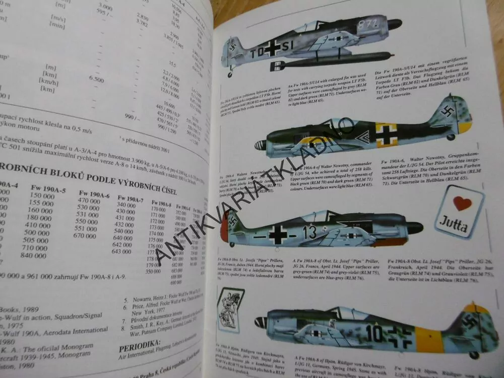 FOCKE-WULF FW 190A, PROFILY LETADEL 2.SVĚTOVÉ VÁLKY, 7.