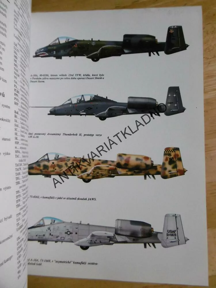 FAIRCHILD A-10, PROFILY 1.