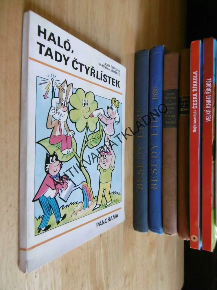 HALÓ, TADY ČTYŘLÍSTEK, ŠTÍPLOVÁ, NĚMEČEK