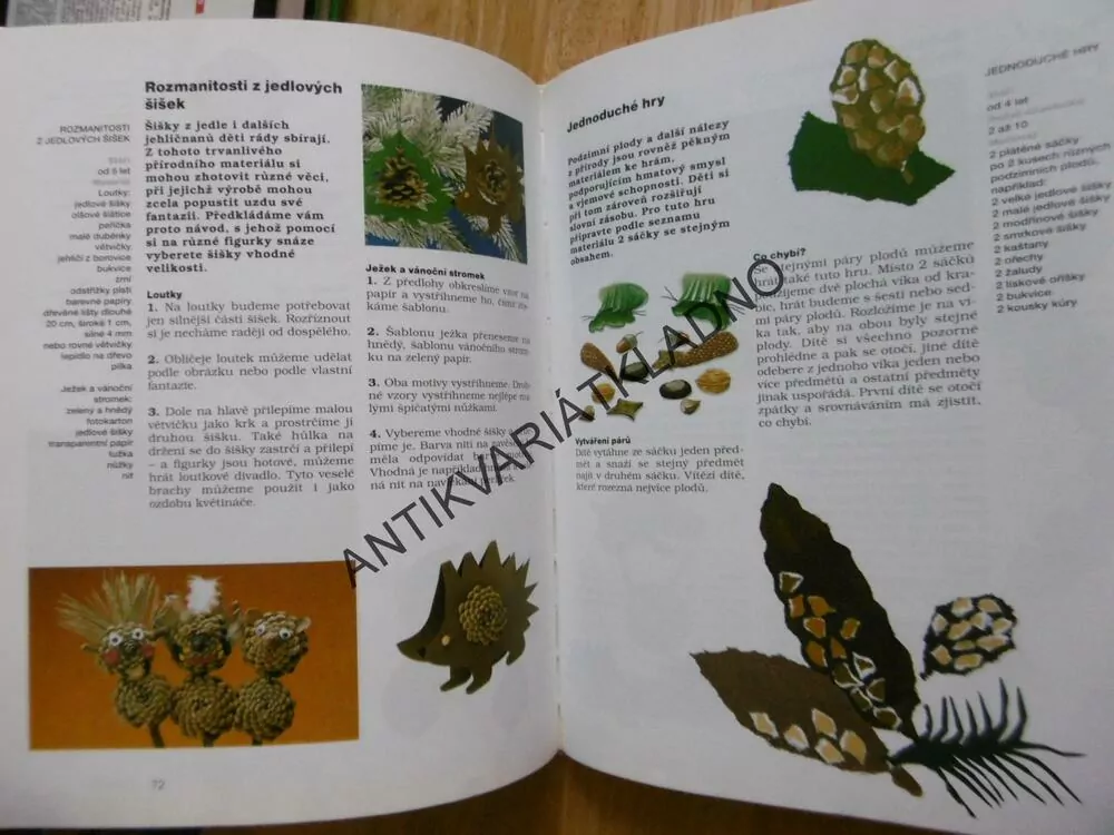 HRAČKY Z PŘÍRODY PO CELÝ ROK, PRO DĚTI OD 4 LET. BARFFOVÁ