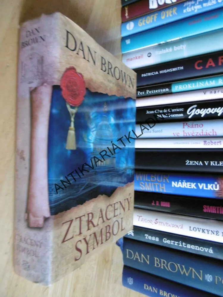 ZTRACENÝ SYMBOL, DAN BROWN, **an