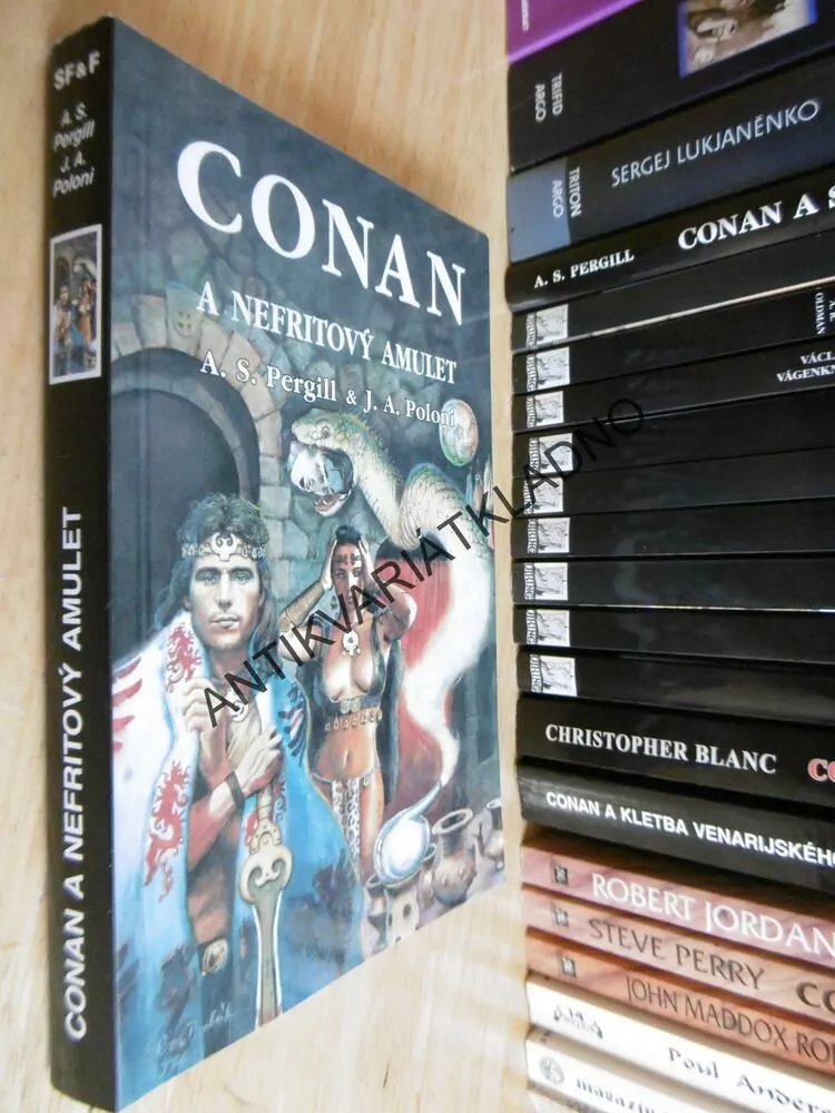 CONAN A NEFRITOVÝ AMULET, PERGILL, POLONI