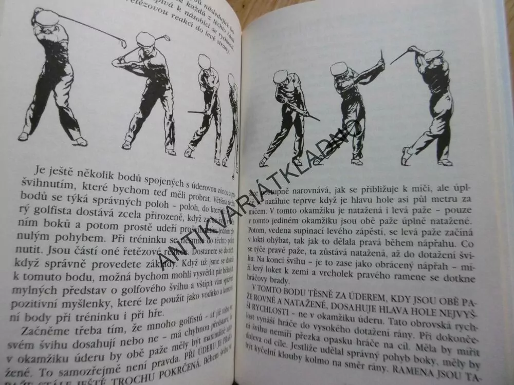 MODERNÍ ZÁKLADY GOLFU, 5 LEKCÍ, BEN HOGAN, GOLF, HRA, SPORT, GOLF