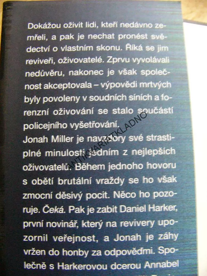 REVIVER, OŽIVOVATEL, SMRT JE NEUMLČÍ, SETH PATRICK, **an