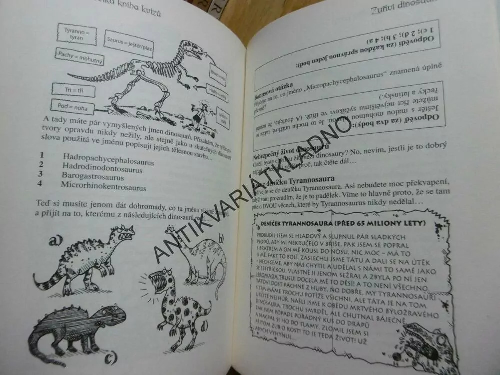 PŘÍŠERNĚ VELKÁ KNIHA KVÍZŮ, DĚSIVÁ VĚDA, **an