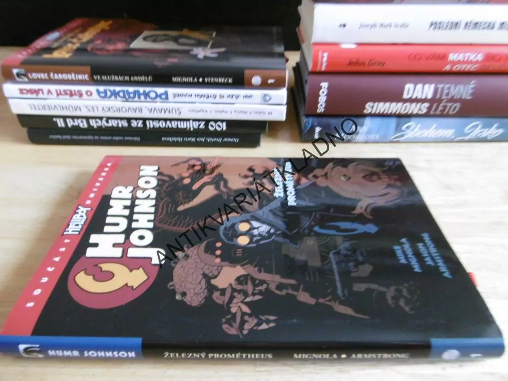 HELLBOY, HUMR JOHNSON,ŽELEZNÝ PROMÉTHEUS, MIKE MIGNOLA, KOMIKS 1