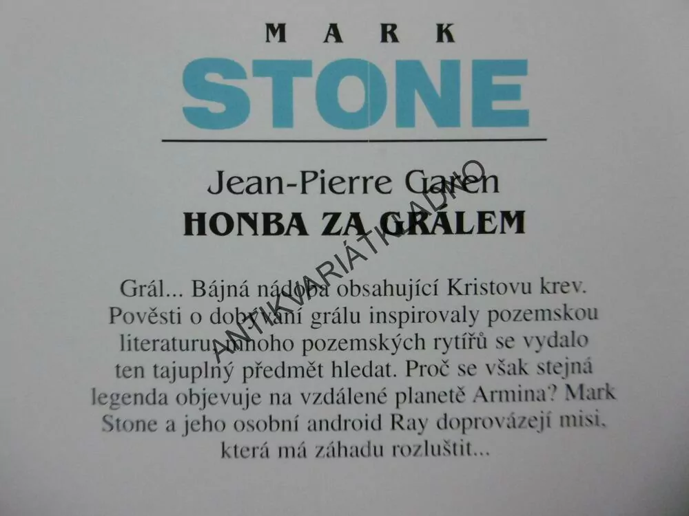 MARK STONE 22- HONBA ZA GRÁLEM, GAREN