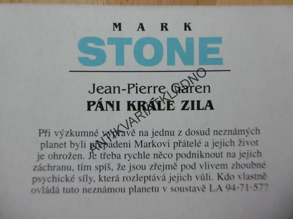 MARK STONE 26 - PÁNI KRÁLE ZILA, GAREN