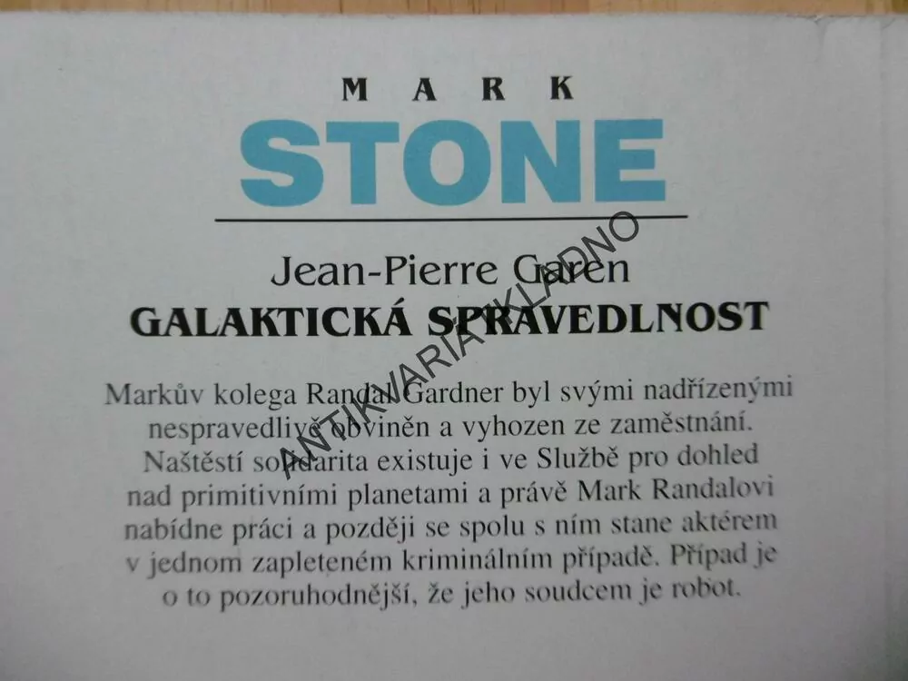 MARK STONE 29 - GALAKTICKÁ SPRAVEDLNOST, GAREN, **an