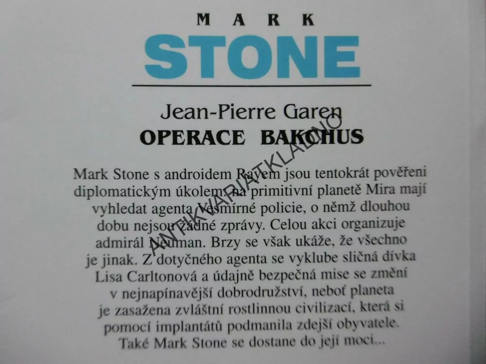 MARK STONE 31 - OPERACE BAKCHUS, GAREN