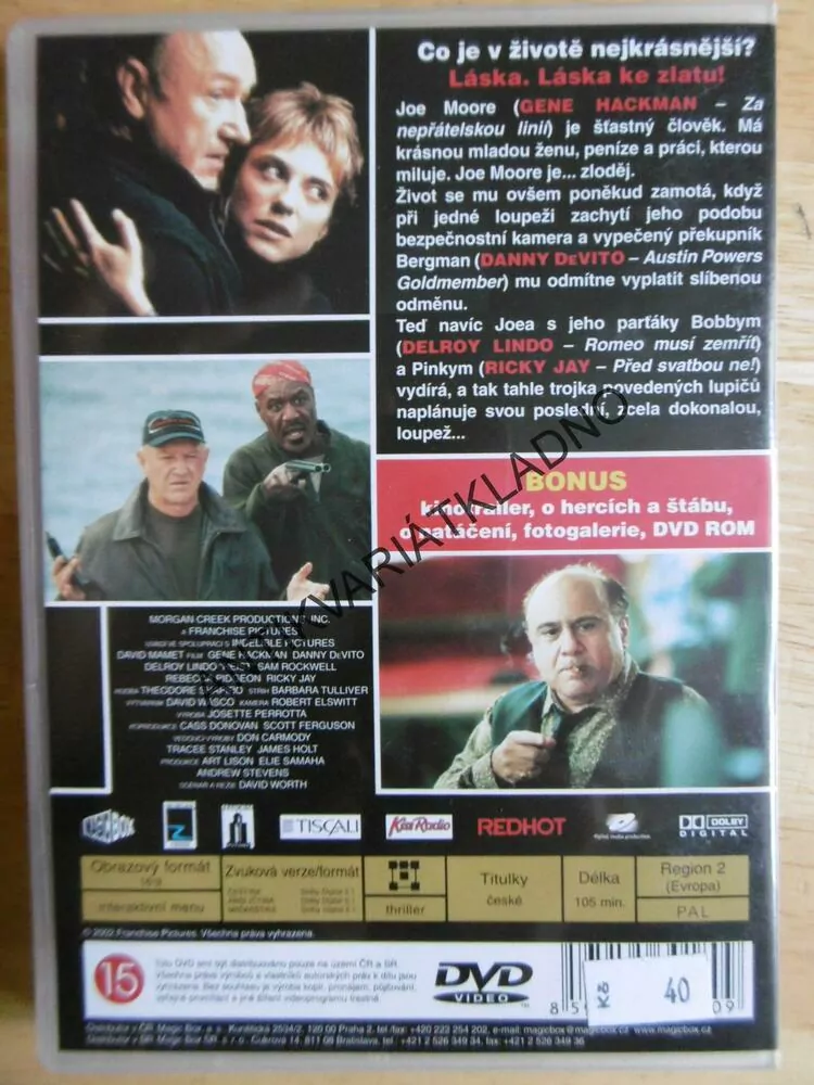 POSLEDNÍ LOUPEŽ, DVD FILM 