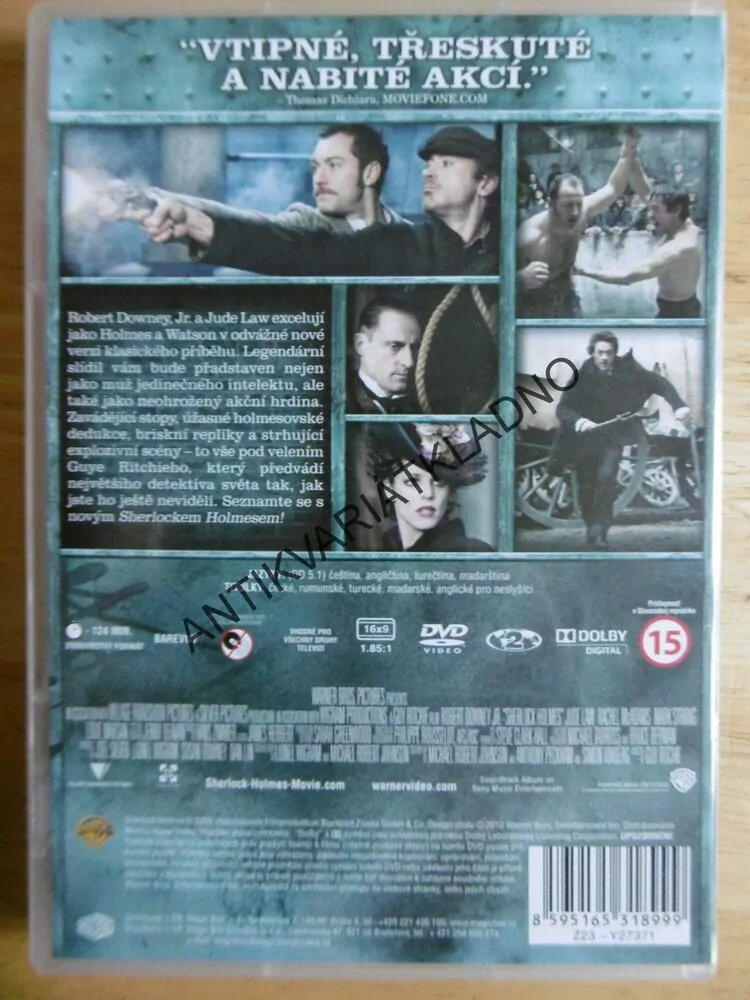SHERLOCK HOLMES, DVD FILM 