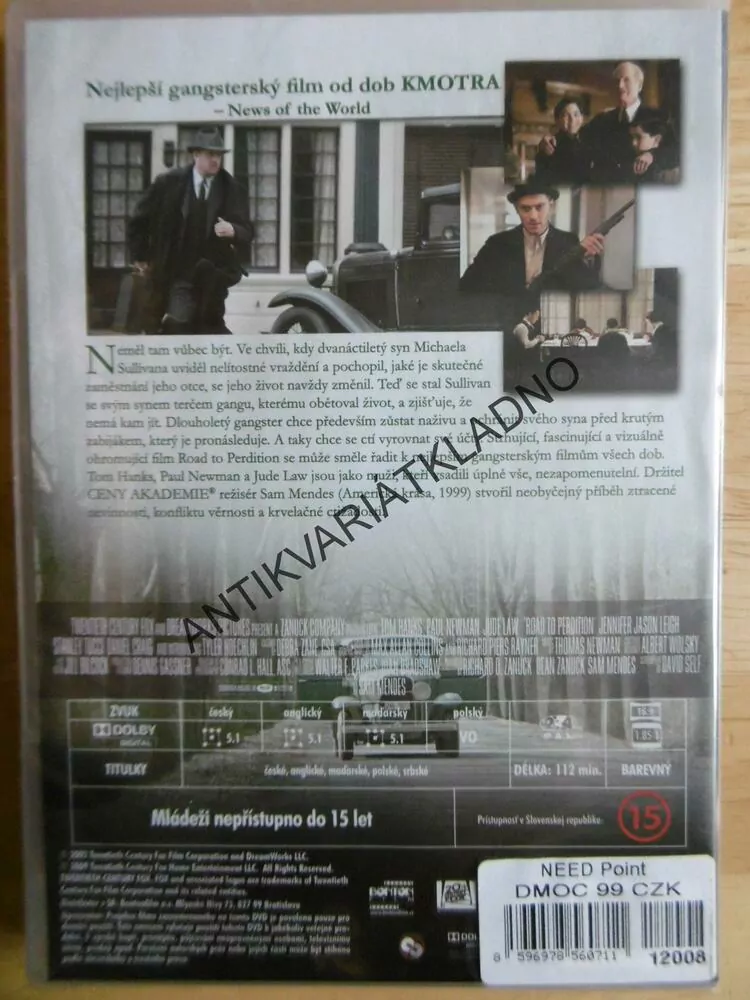 ROAD TO PERDITION, DVD FILM