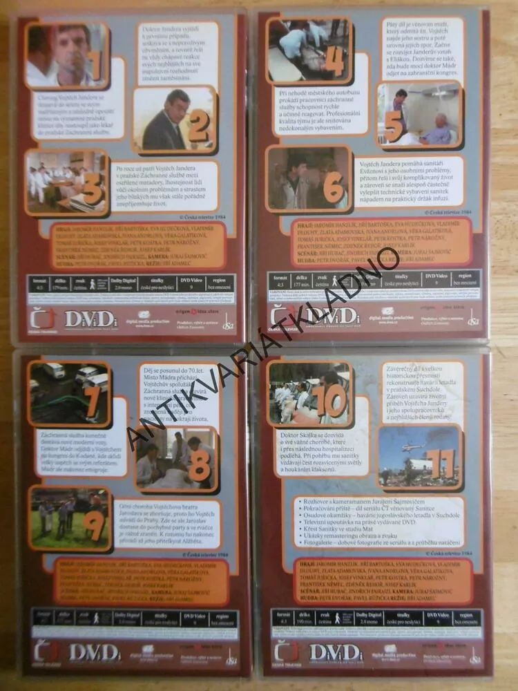 SANITKA 1-4, DVD FILM SERIÁL