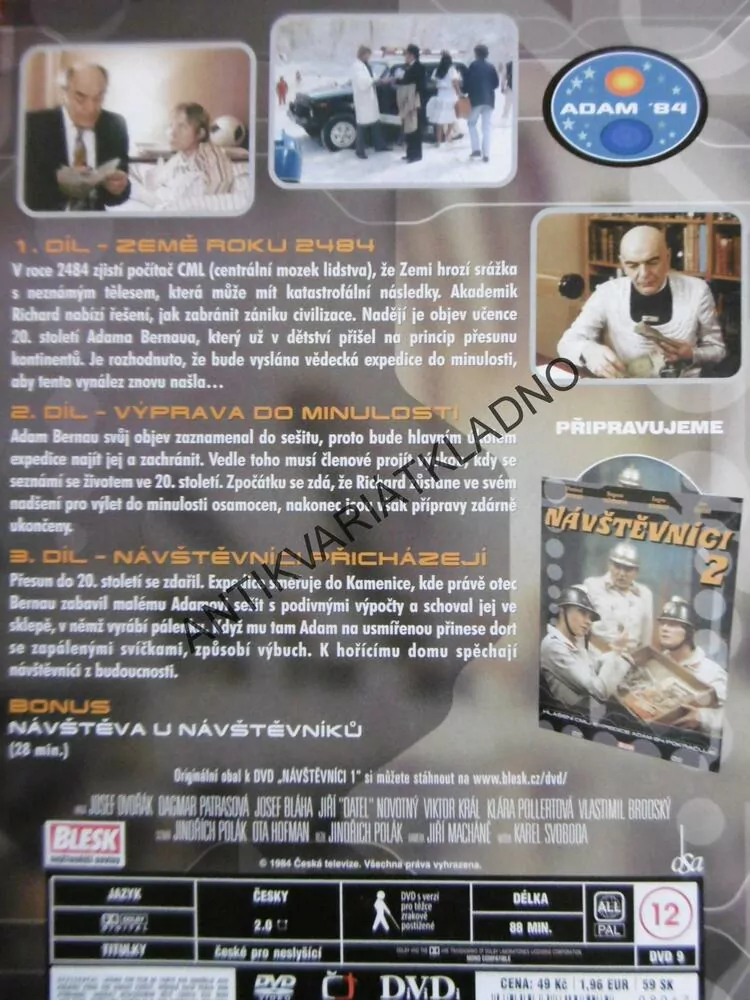 NÁVŠTĚVNÍCI, 1-5, DVD FILM SERIÁL