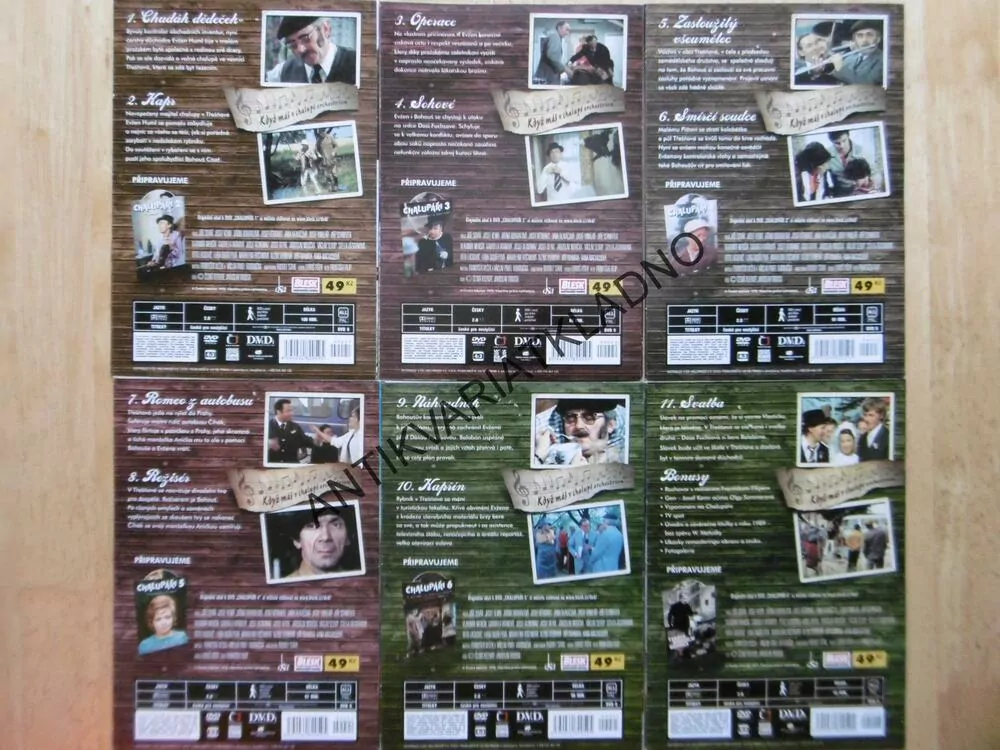CHALUPÁŘI, 1-6, DVD FILM SERIÁL