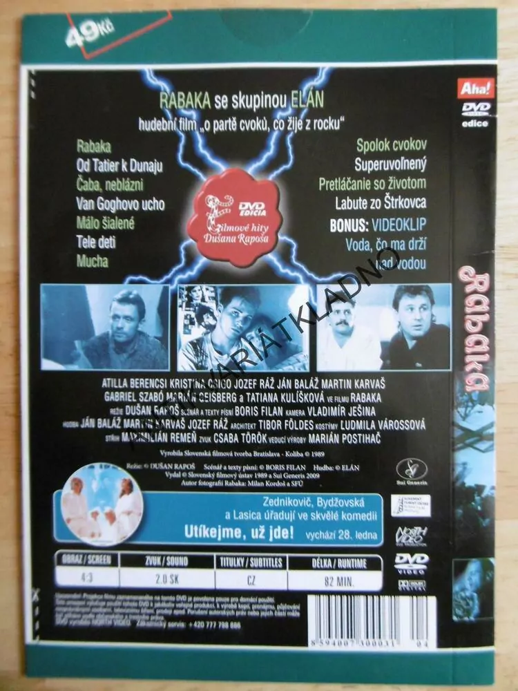 RABAKA, ELÁN, DVD