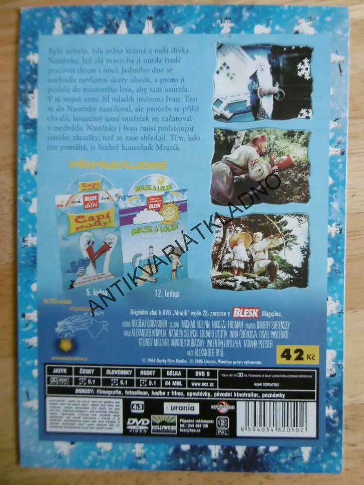 MRAZÍK, DVD FILM POHÁDKA