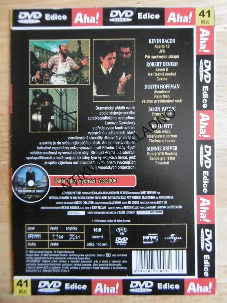 SPÁČI, DVD FILM