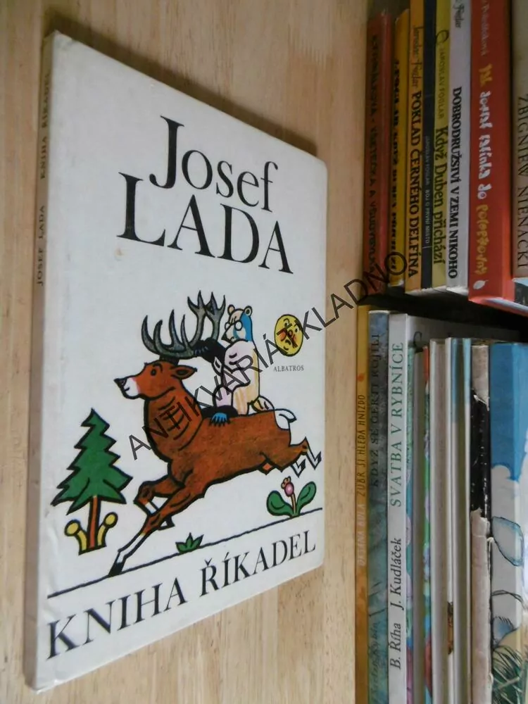 KNIHA ŘÍKADEL, JOSEF LADA,1978, **an