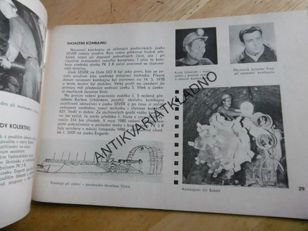 KOLEKTIV 631 BSP,ČESKOSLOVENSKO-SOVĚTSKÉHO PŘÁTELSTVÍ, HORNICTVÍ