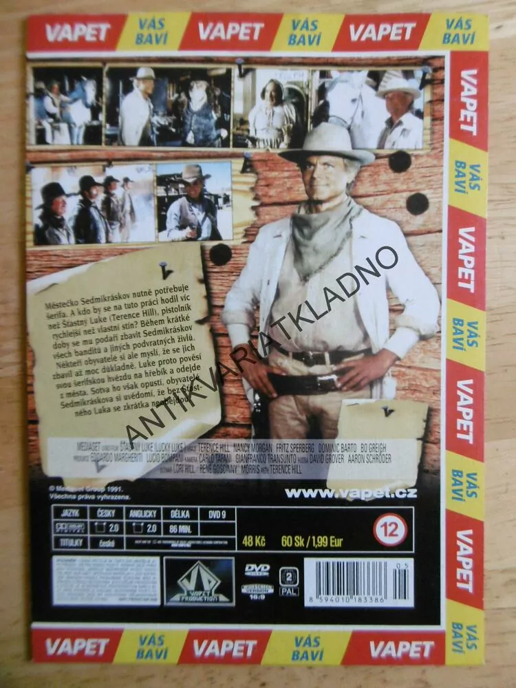ŠŤASTNÝ LUKE, DVD FILM 