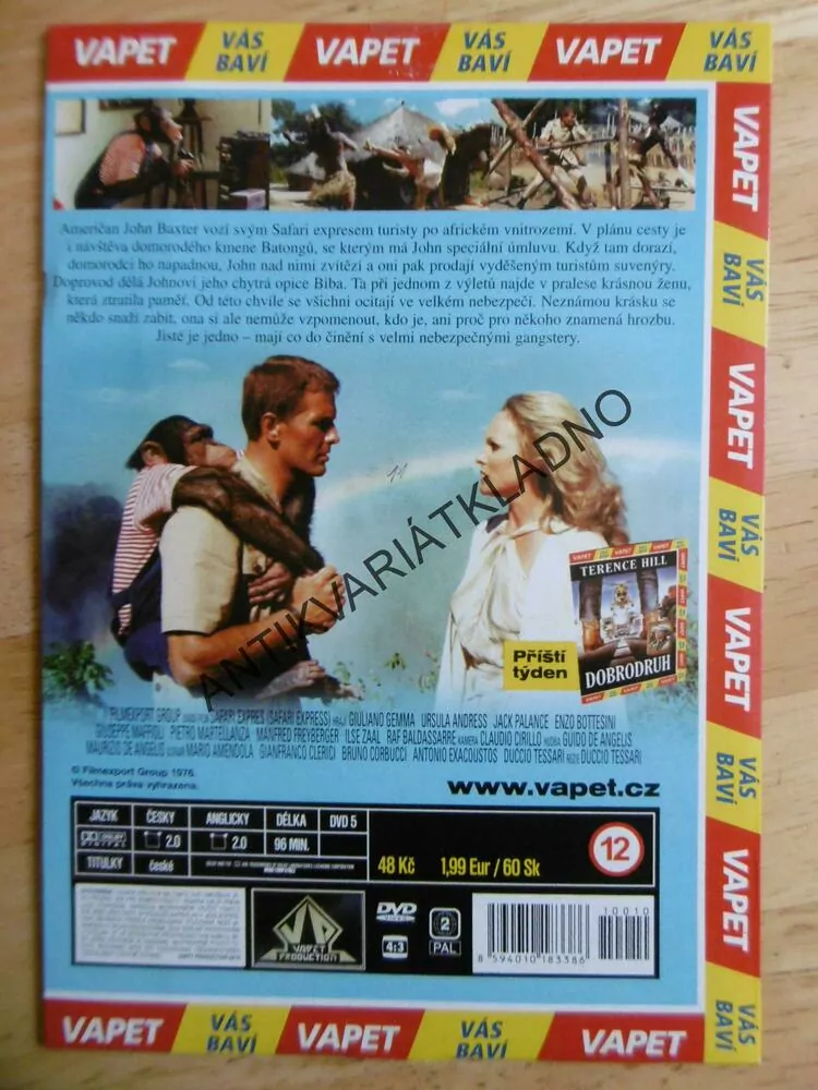 SAFARI EXPRES, DVD FILM 
