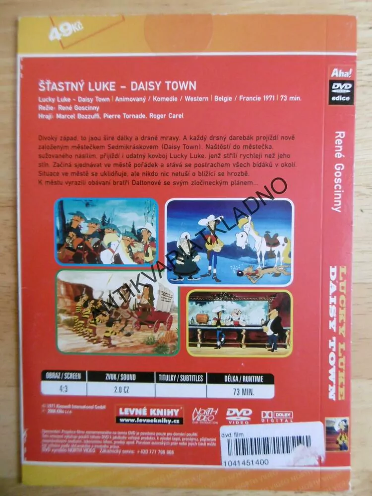 ŠŤASTNÝ LUKE, DVD FILM 