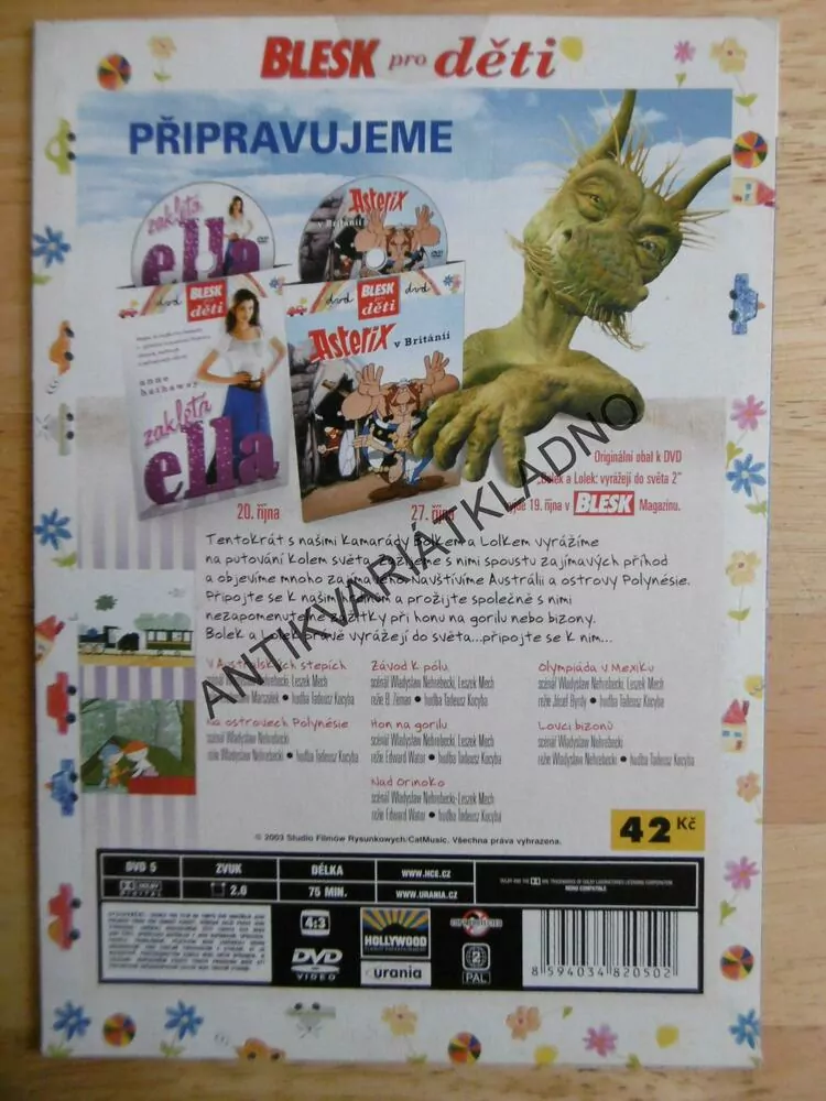 BOLEK A LOLEK VYRÁŽEJÍ DO SVĚTA 2., DVD FILM
