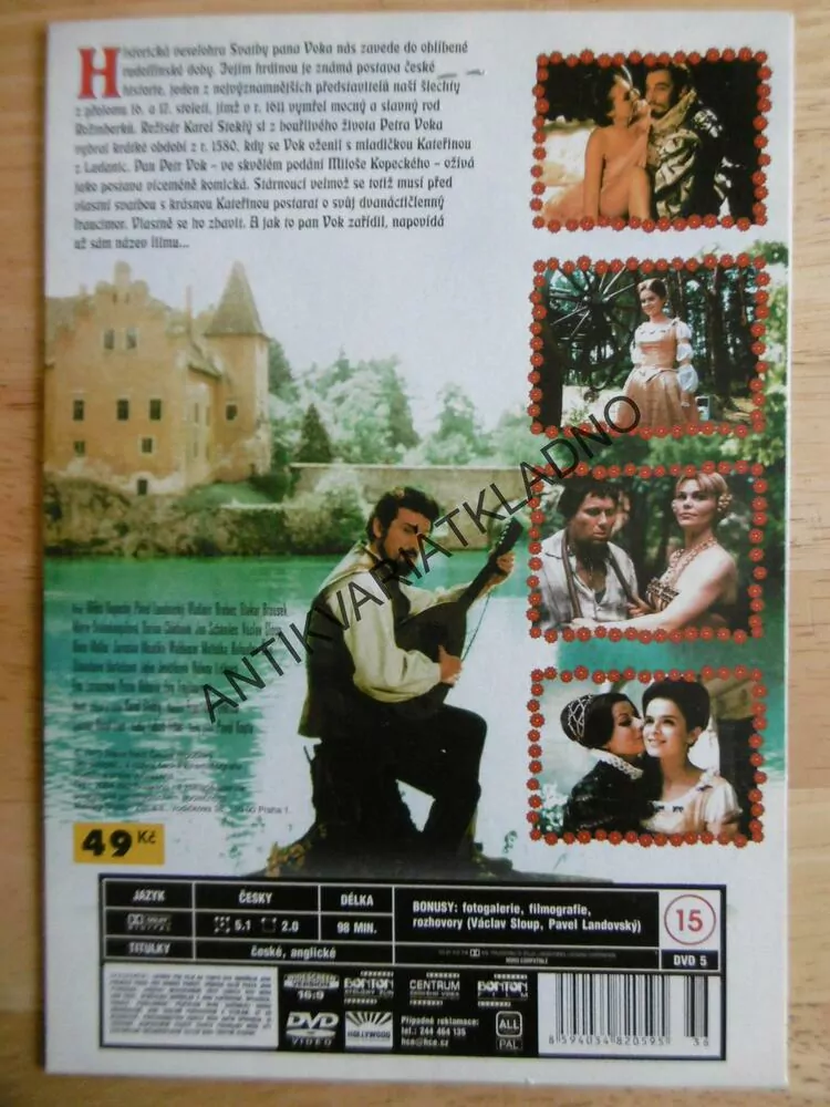 SVATBY PANA VOKA, DVD FILM