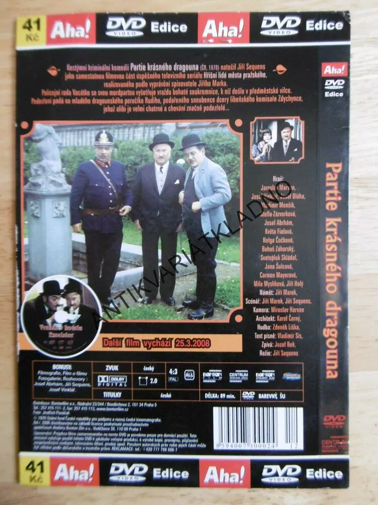 PARTIE KRÁSNÉHO DRAGOUNA, DVD FILM  ČR