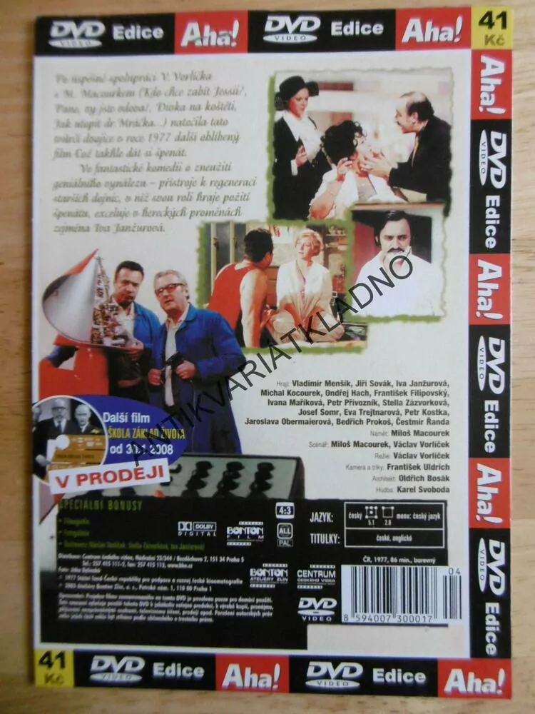 COŽ TAKHLE DÁT SI ŠPENÁT, DVD FILM ČR