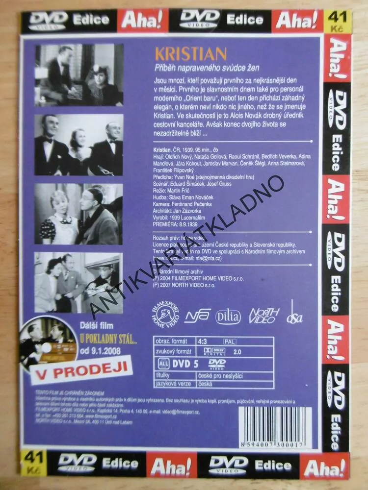 KRISTIAN, DVD FILM  ČR