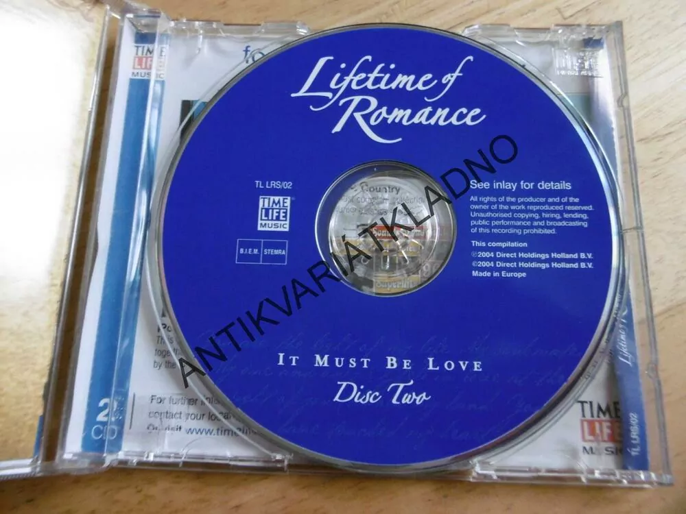 LIFETIME OF ROMANCE, IT MUST BE LOVE, 2 CD