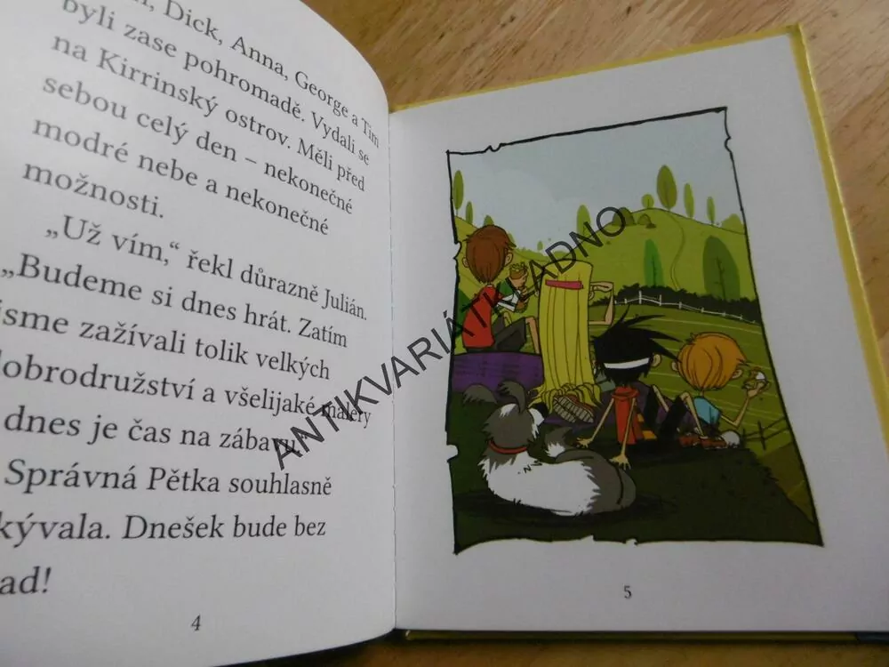 SPRÁVNÁ PĚTKA, DOBRODRUŽSTVÍ NA KIRRINSKÉM OSTROVĚ, ANNE WALTON, ENID BLYTON, **an
