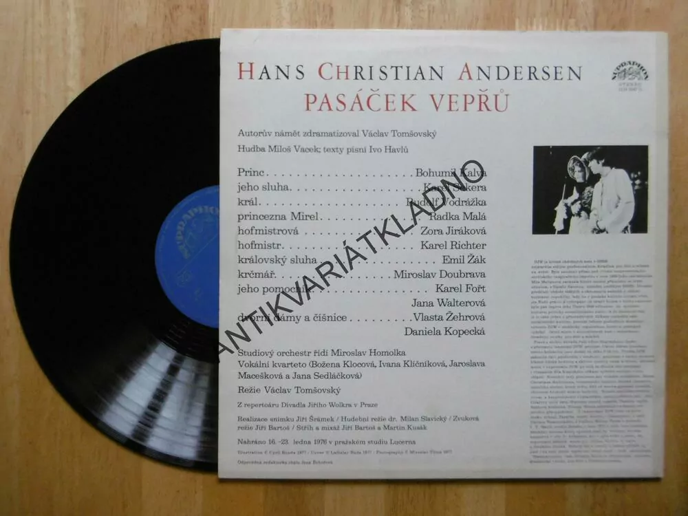 PASÁČEK VEPŘŮ, HANS CHRISTIAN ANDERSEN, CYRIL BOUDA
