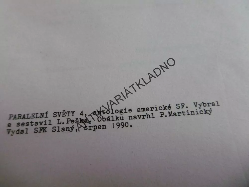 PARALELNÍ SVĚTY, 4., 1990