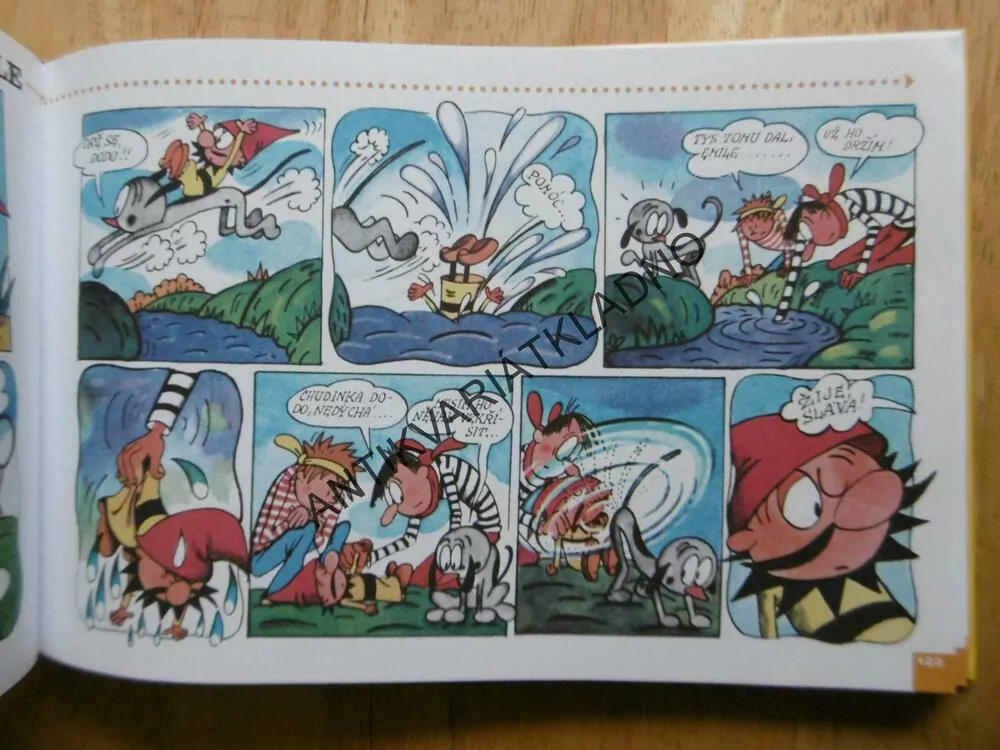 DOBRODRUŽSTVÍ MOŘSKÝCH VLKŮ, STEKLAČ, FALTOVÁ, KOMIKS