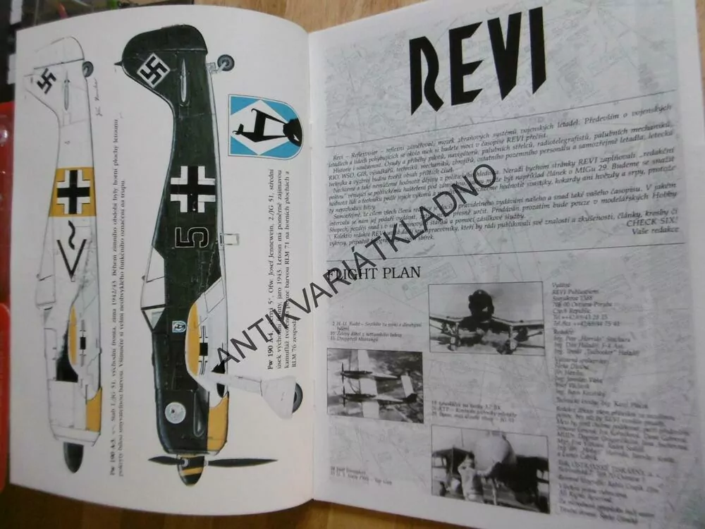 REVI 1/1994 - LETECTVÍ, LETCI,AJ., MODELÁŘSTVÍ