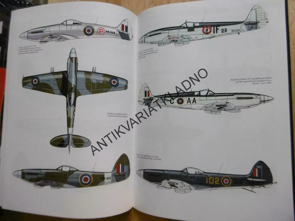 STÍHACÍ LETOUNY SPITFIRE S MOTOREM GRIFFON, BERGER, SVOBODA, MILITARIA, HOBBY