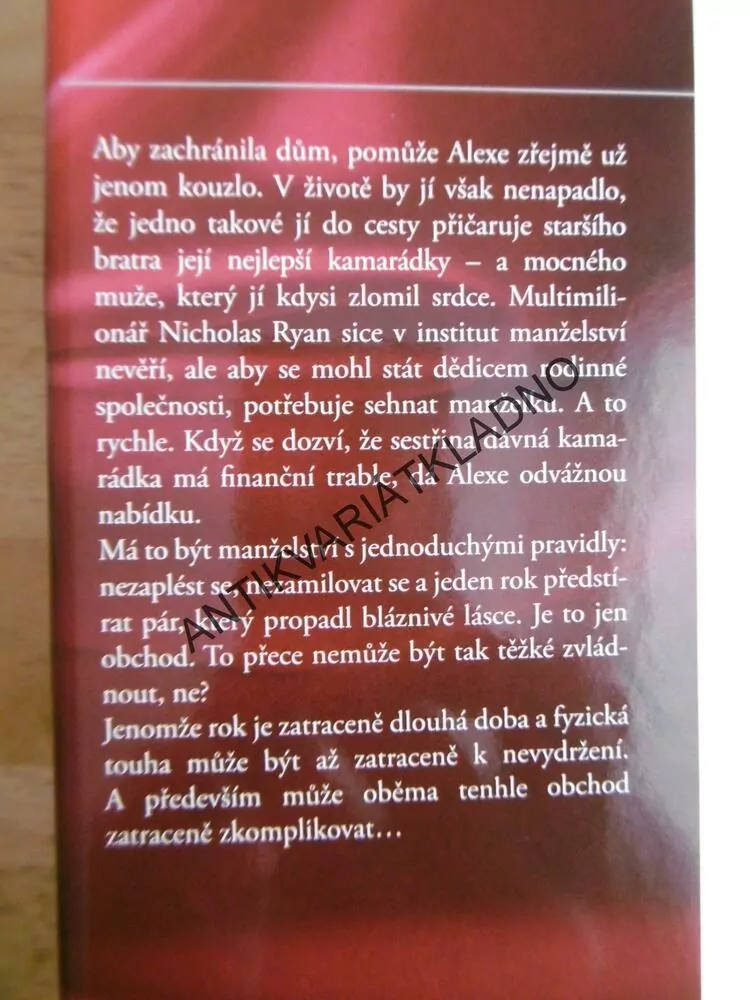 MANŽELSKÁ SMLOUVA, JENNIFER PROBSTOVÁ, **an