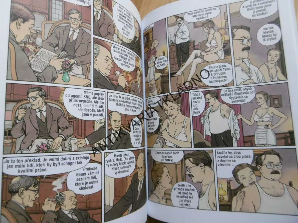 DOSPÍVÁNÍ, KOMIKSOVÝ ROMÁN ZE STALINISTICKÉ PRAHY, JONÁŠ FINK, KOMIKS